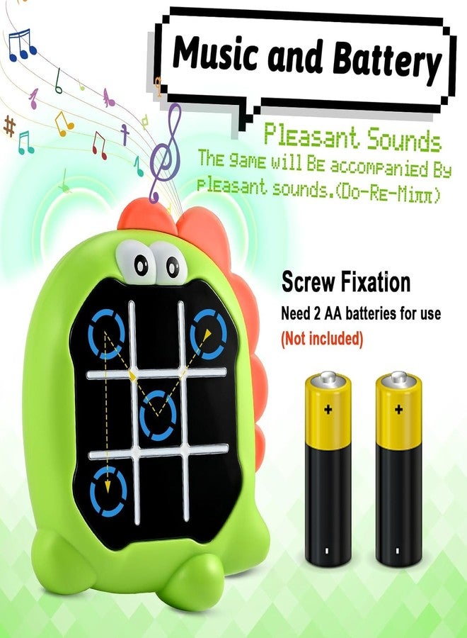 Faburo Electronic Tic Toe Tac Bolt Game, 3-in-1 My toeTac Digital Tic Toe Tac Game, Travel Board Fidgets Games for Kids 4 8 12, Brain Memory Games for Kids, Birthday Toy for Girl Boy - Image 4