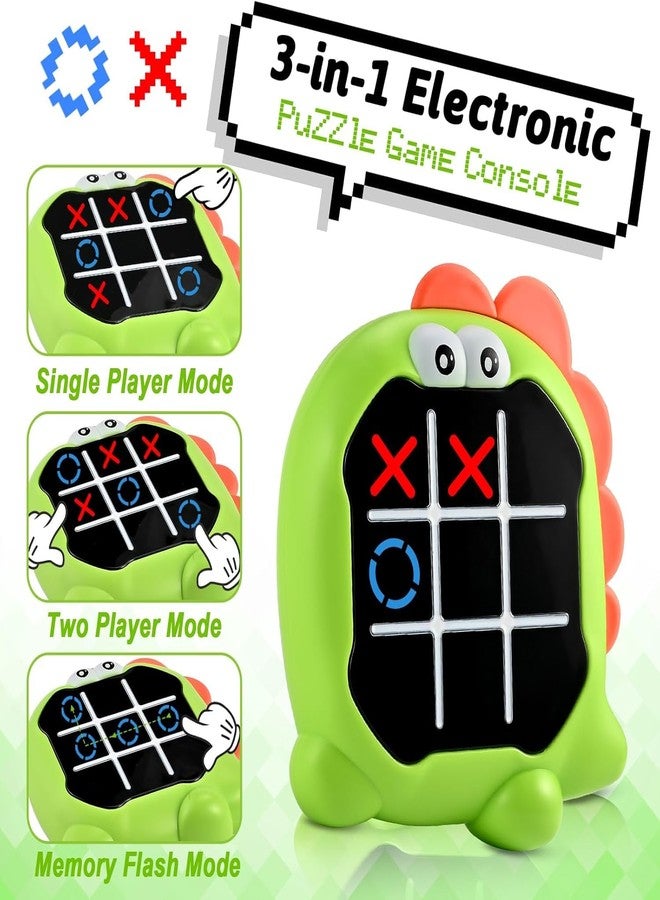 Faburo Electronic Tic Toe Tac Bolt Game, 3-in-1 My toeTac Digital Tic Toe Tac Game, Travel Board Fidgets Games for Kids 4 8 12, Brain Memory Games for Kids, Birthday Toy for Girl Boy - Image 3