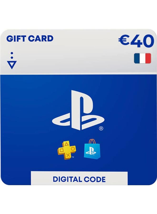 PlayStation Store DIgital Code Gift Card - France 40 Euro