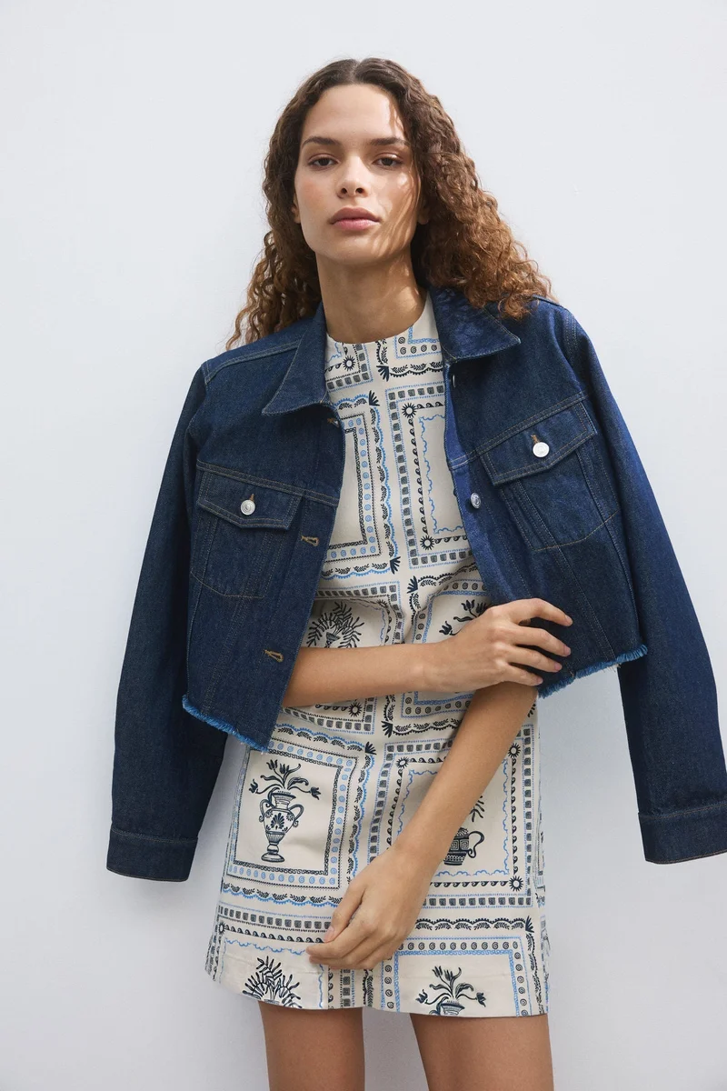 H&M Open-back twill dress