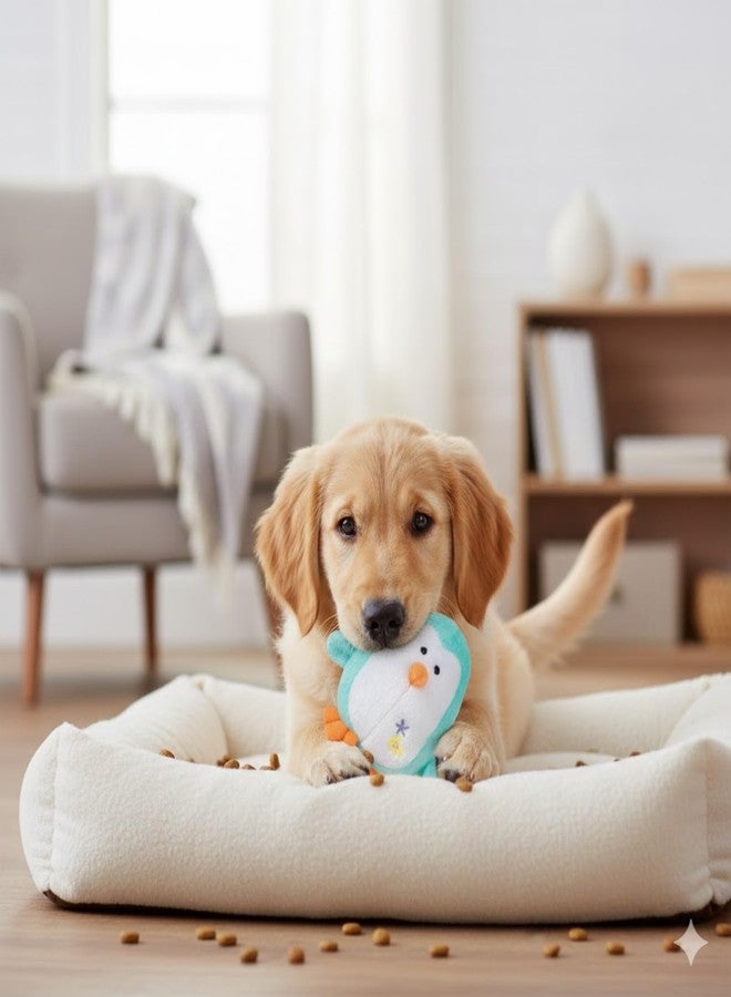 Jeffers 3" Plush Penguin Squeaker Dog Toy, Light Green - Small Soft Plush Pet Toy with Squeaker, Lightweight Stuffed Toy for Puppies & Small Dogs, Indoor Play & Cuddle Time, Travel Friendly - 1 Pack - Image 2