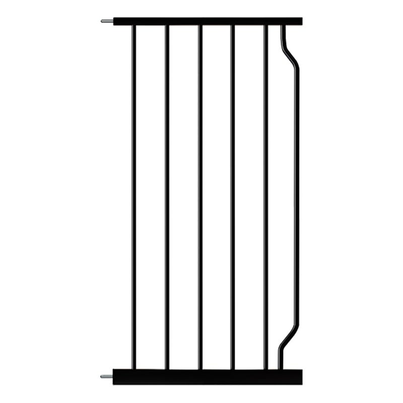 Fairy Baby Safety Gate 1417 inch Extension for Extra Wide Baby Gate Dog gate Pressure Mounted Walk Through Pet Gate Black