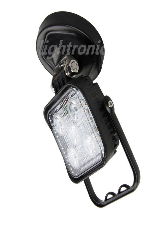Lightronic قاعدة مغناطيسية دائرية فائقة القوة مقاس 3 بوصات، مناسبة لجميع أنواع المصابيح، لتثبيت مصابيح LED للطرق الوعرة/مصابيح العمل/قضبان الإضاءة على الأسطح الفولاذية للشاحنات وسيارات الدفع الرباعي، مع وسادة مطاطية لمنع الخدوش، عبوة من قطعتين - Image 2