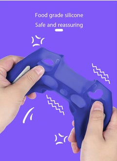IINE Case Cover for PS5/PS5 Slim Wireless Controller for Dual Sense Leather Texture Soft Silicone Protection Anti-scratch Anti-fall Case Cover Electronic game Machine Accessories  - Image 2
