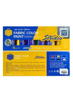 Keep Smiling Keep smiling Fabric color set of 6 colors 25ml - No:7256F  - Image 2