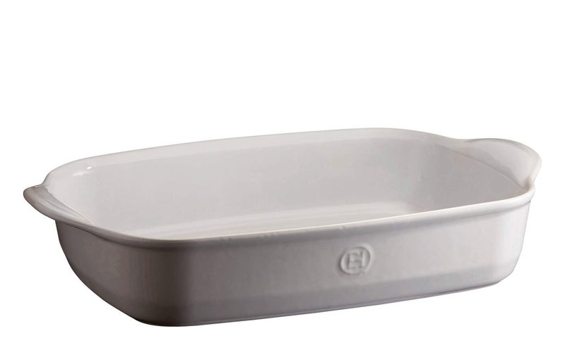 Emile Henry France Ovenware Ultime Rectangular Baking Dish, 16.5 x 10.6, Flour White - Image 3