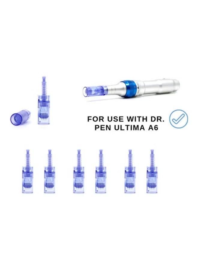 Dr.pen Derma Ultima A6 Replaceable Cartridges 12Pins Needle 10 Pcs Blue 8cm - Image 2