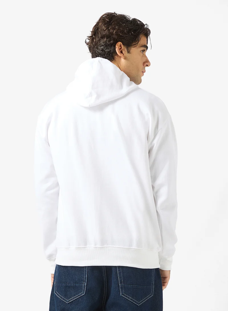 Seventy Five Graphic Print Hoodie