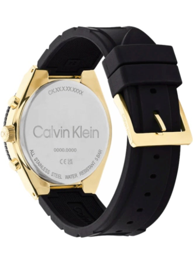 CALVIN KLEIN Silicone Chronograph Watch 25200306 - Image 2