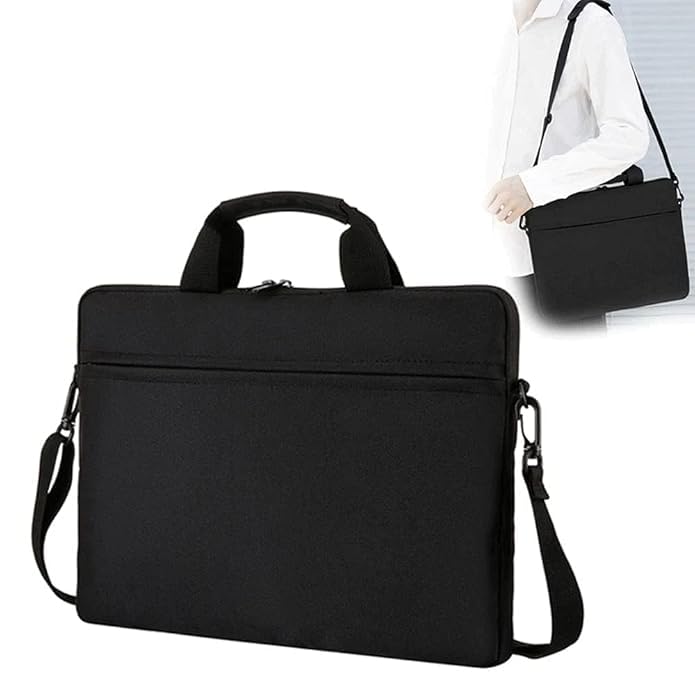 BROGBUS Waterproof Unisex Laptop Slim Sleeve Bag for Laptops and Notebooks with Shoulder Strap - Image 3