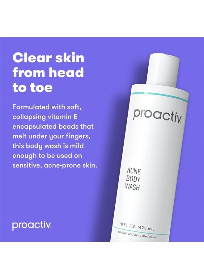 Proactiv Acne Body Wash - Exfoliating Body Wash for Sensitive Skin, Salicylic Acid Cleanser with Soothing Shea Butter & Cocoa Butter - 16 oz.  - Image 2