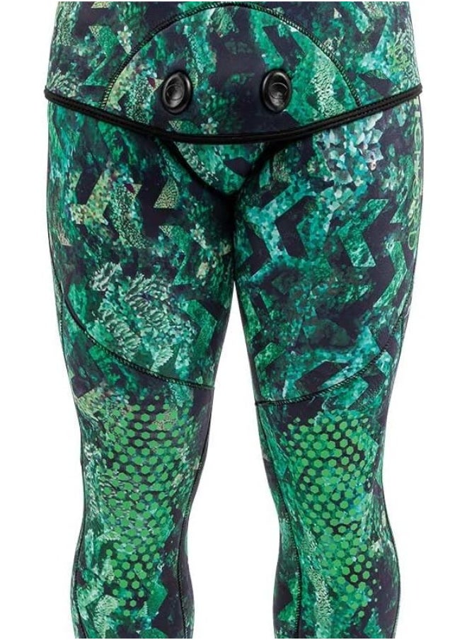DYNAMICNORD DYNAMIC NORD SFS-3 FREE DIVE SUIT 3MM HOODED JACKET + PANT CAMO/GREEN  - Image 5