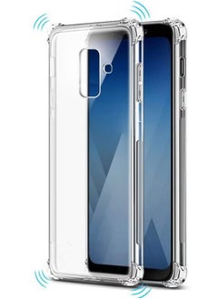 Generic Case Clear With 4 corner anti Shock For Samsung Galaxy A6 Plus/J8 2018 