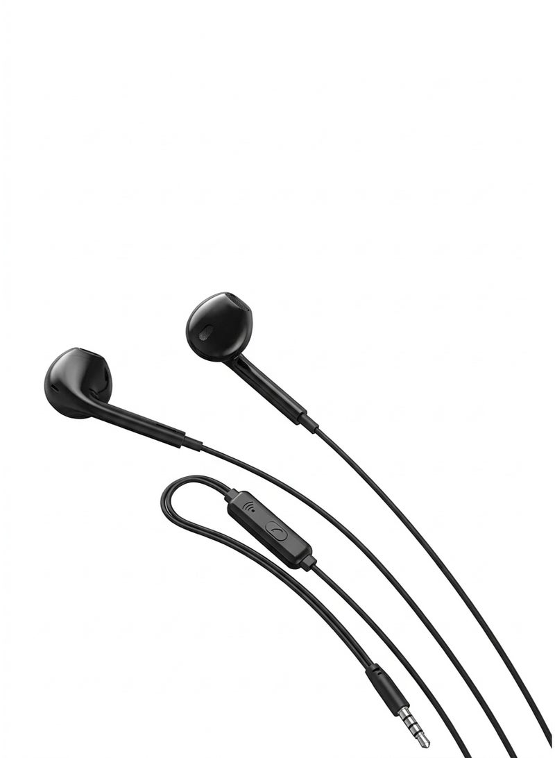 ماس سماعات أذن ماس، سماعات أذن داخلية مع ميكروفون موديل:MA-HF02، سماعات سلكية 3.5mm (أبيض) لأجهزة سامسونج - أوبو - شاومي - أونر - ضمان محلي لمدة عام - Image 5