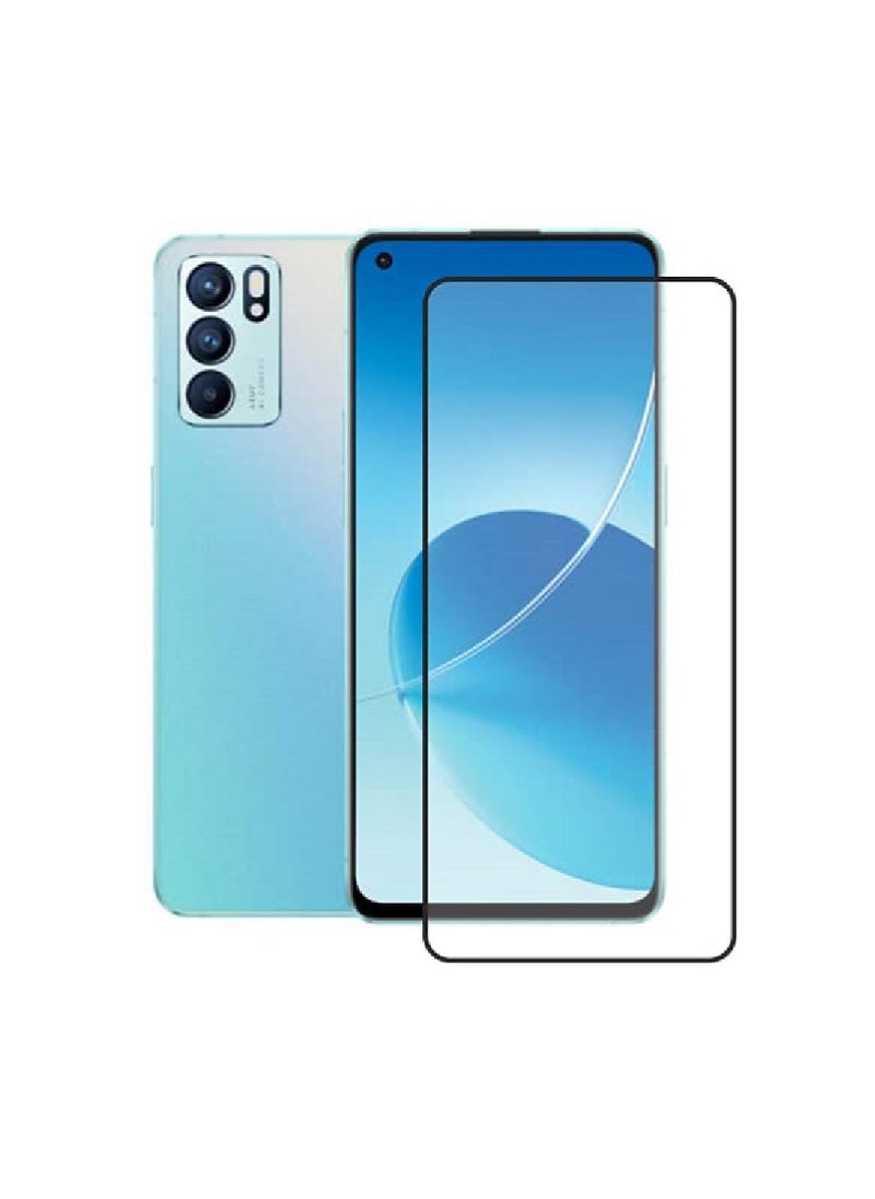 Super Tempered Glass Screen Protector 5D Designed For Oppo Reno6 Full Glue Edge to Edge Full Screen Coverage And Bubble Free - Image 1