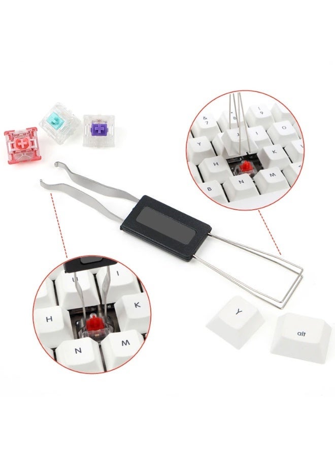 4 in 1 Mechanical Keyboard Key Cap Puller Universal Keycap Shaft Remover Key Board Button Extractor Replacement Cleaning Tools - Image 1