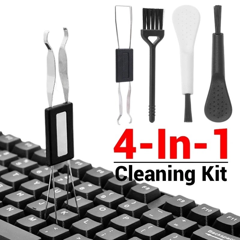 4 in 1 Mechanical Keyboard Key Cap Puller Universal Keycap Shaft Remover Key Board Button Extractor Replacement Cleaning Tools - Image 2