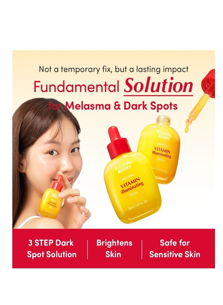 إيكوالبيري سيروم تفتيح البشرة من إيكوالبيري مع فيتامين سي: سيروم تفتيح البشرة مع الأسرولا والنياسيناميد، يقوي حاجز البشرة، يرطب البشرة مع السيراميد وحمض الهيالورونيك 30 مل / 1.01 أونصة - Image 2