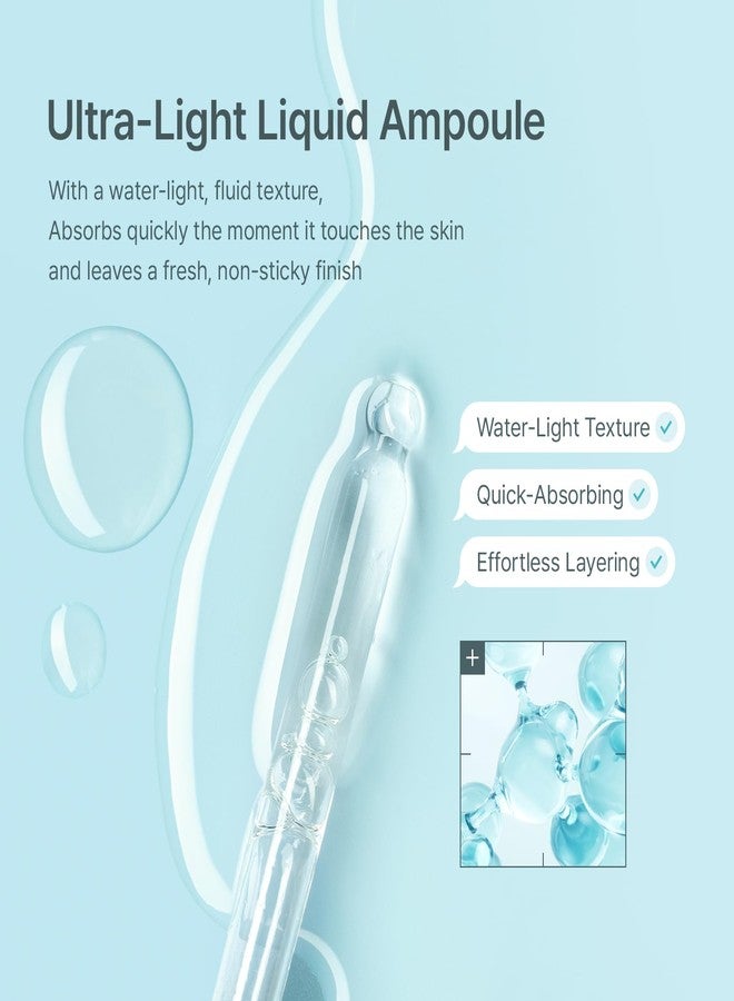 ACWELL Real Aqua Balancing Ampoule - Hyaluronic Acid Hydrating Serum for Face with Sea Water, Licorice Root & Seaweed Extract, Lightweight K-Beauty Serum for Sensitive Skin, 1.18 fl oz - Image 4