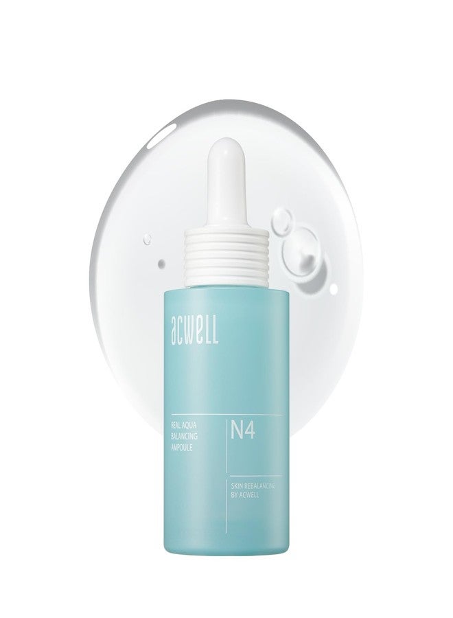 ACWELL Real Aqua Balancing Ampoule - Hyaluronic Acid Hydrating Serum for Face with Sea Water, Licorice Root & Seaweed Extract, Lightweight K-Beauty Serum for Sensitive Skin, 1.18 fl oz - Image 1