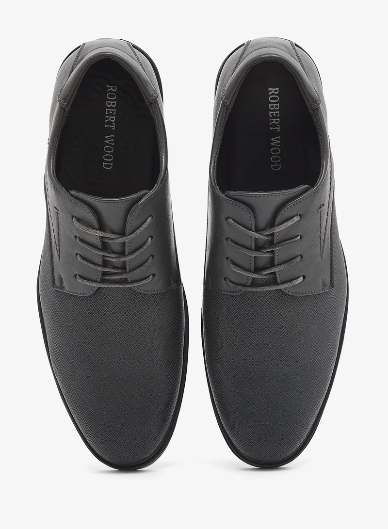 Robert Wood  Textured Formal Lace Ups for Men | Best Price UAE