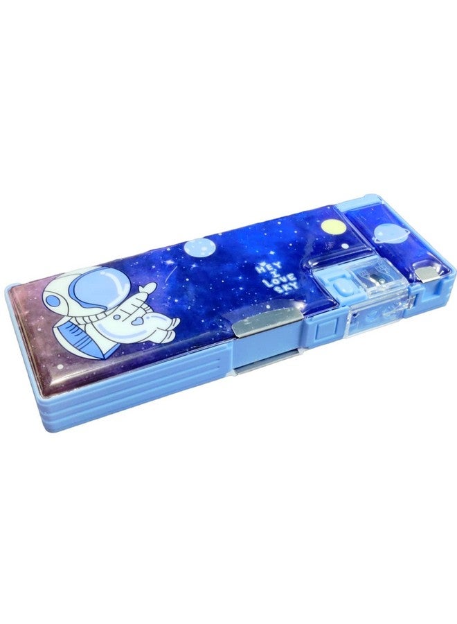 FunBlast Multifunctional Pencil Box Kids, Space Pencil Box Boys, Kids Pencil Box Boys & Girls, Magnetic Pencil Box Boys, Pop Up Pencil Box, Space Theme Return Gifts Kids - Plastic, Multicolor - Image 1