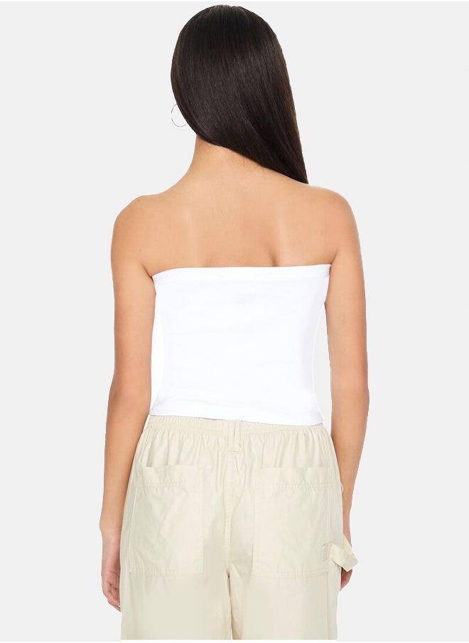 FOREVER 21 - Ribbed Knit New York Tube Top - Image 1