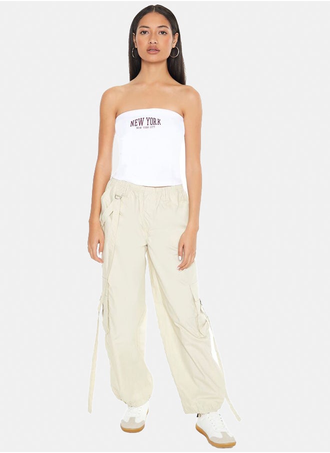 FOREVER 21 - Ribbed Knit New York Tube Top - Image 1