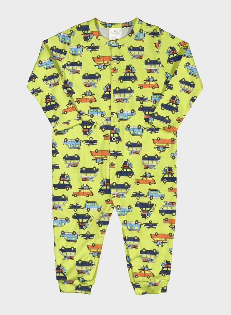 Up Baby Infant Printed Full Body Romper