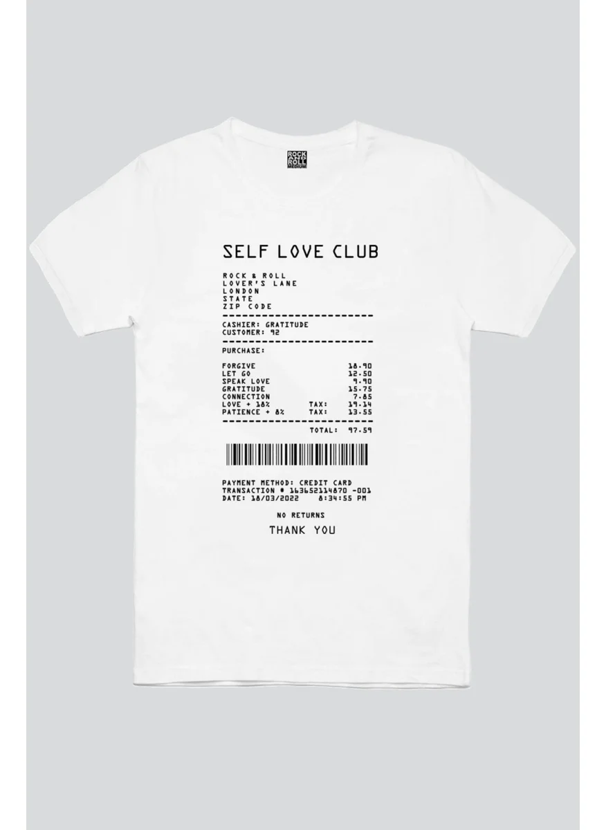 Rock&Roll Retail Love Receipt White, What Time Is It Men's T-Shirt Eco Pack of 2