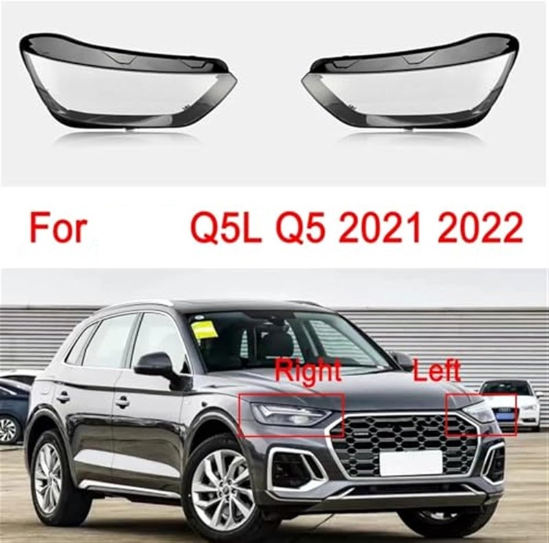 QASULER Car Front Headlight Cover for Q5L Q5 2021 2022 - Image 2