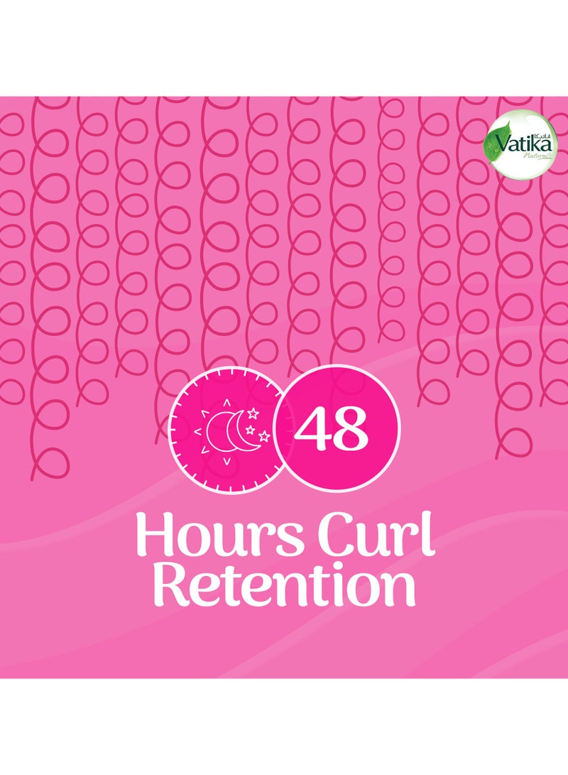 Vatika Naturals Curl Activator Hair Cream 330ml With Shea Butter, Argan Oil & Hyaluronic Acid 48 hour Curl Retention Moisturizes, Adds Shine & Defines Curls for Natural Waves, Curls & Coils No Added Paraben, Sulfate, Silicone  - Image 5