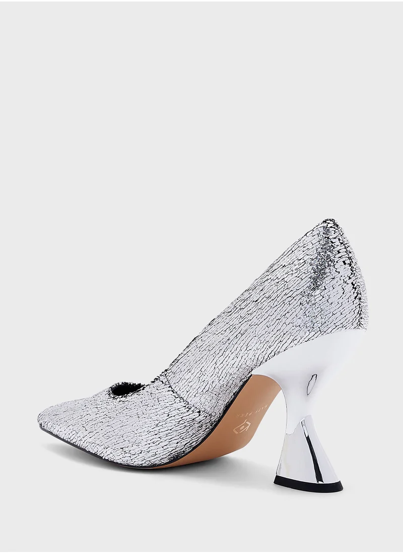 Katy Perry Close Toe Mid Heel Pumps