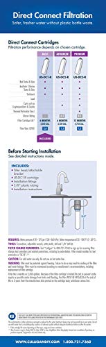 Culligan نظام مياه الشرب المتصل تحت الحوض CULLIGAN US-DC1، بدون حجم، أبيض - Image 3