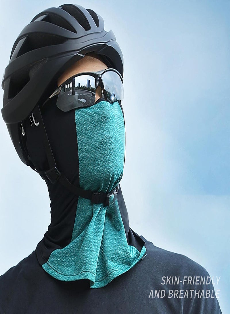 GGOOT Face Balaclava Cover | Summer Head Cover Cap - Sunscreen Breathable Bandana, Breathable Ice Silk Headgear Hood For Men Women  - Image 2