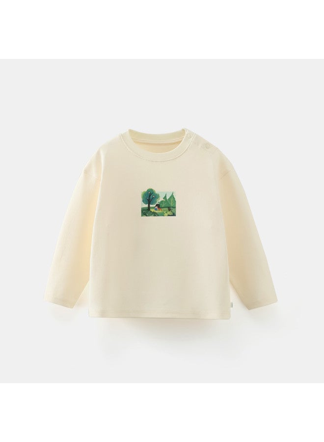 Boys' T-shirt Long Sleeve Children's Base Layer Spring Round Neck Pullover Cartoon Top For Baby Boys - Image 5