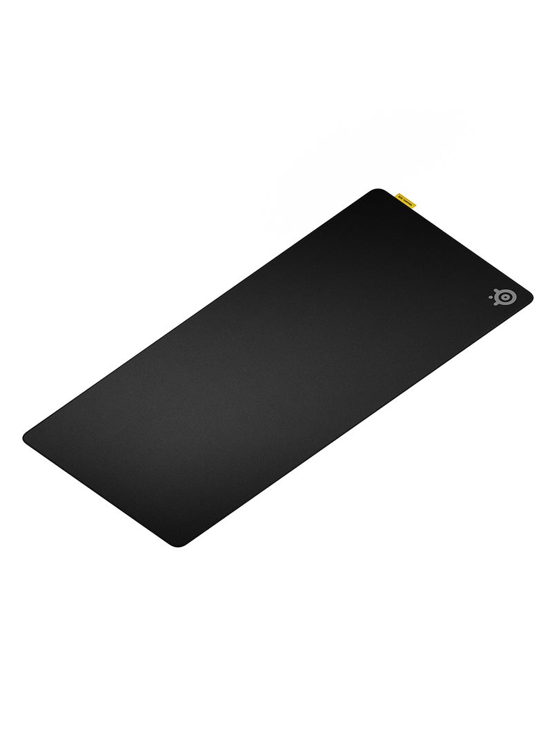 SteelSeries QcK XL Performance Control Gaming Mousepad, Extra density for a smooth glide, Low-profile edge stitching, Non-slip neoprene rubber base, 900 x 400 mm size,  FPS, MOBAs, RTS, MMO - Black - Image 2