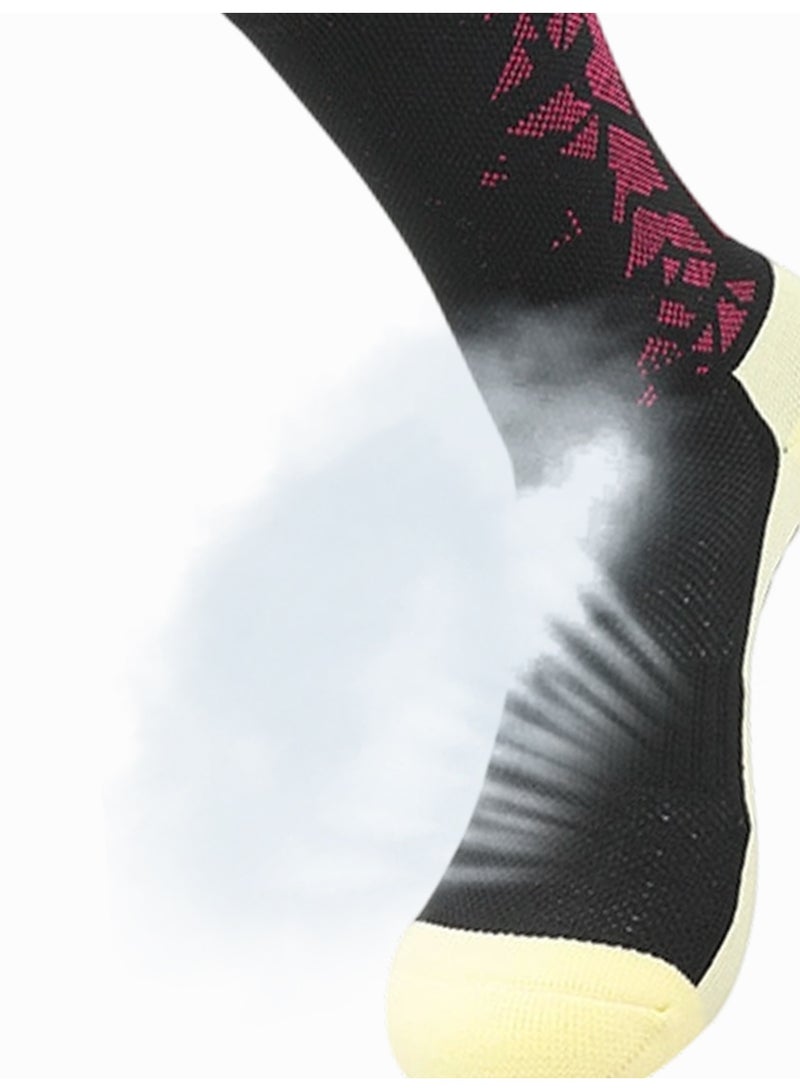 (3 PAIRS) Pro Non-Slip Athletic Grip Socks for Football Soccer Running | Anti-Blister Compression Training Socks | Traction, Wicking, Performanceootball, Running, and Training - Image 4