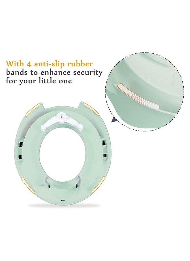Baby Bucket - Kids Toilet Seat For Western Toilet Potty Training Seat For Boys And Girls Fits Round & Oval Toilets Durable Potty Trainer For Baby With Handles (Pink) - Image 1