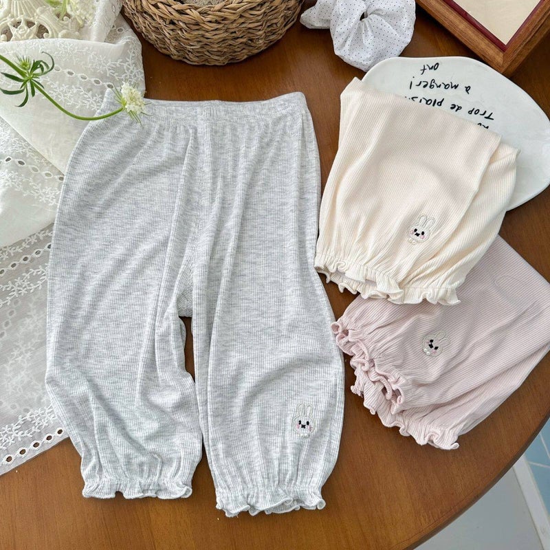 بنطلون أطفال بناتي من الحرير الجليدي - Image 2