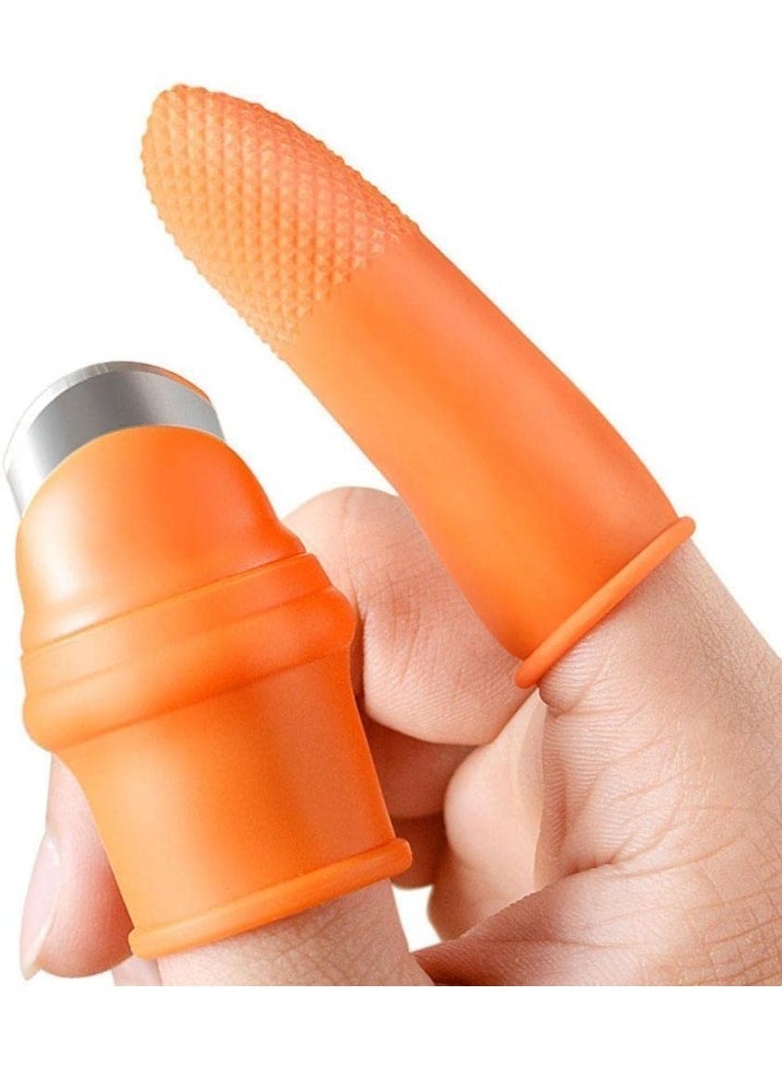 Fruit and Vegetable Picking Potted Garden Silicone Thumb Cutter Set, Separator Finger Plant Fruit Picking Tool, Fruit and Vegetable Picking Potted Plants Trim Silicone Thumb Tool for Strawberry - Image 4