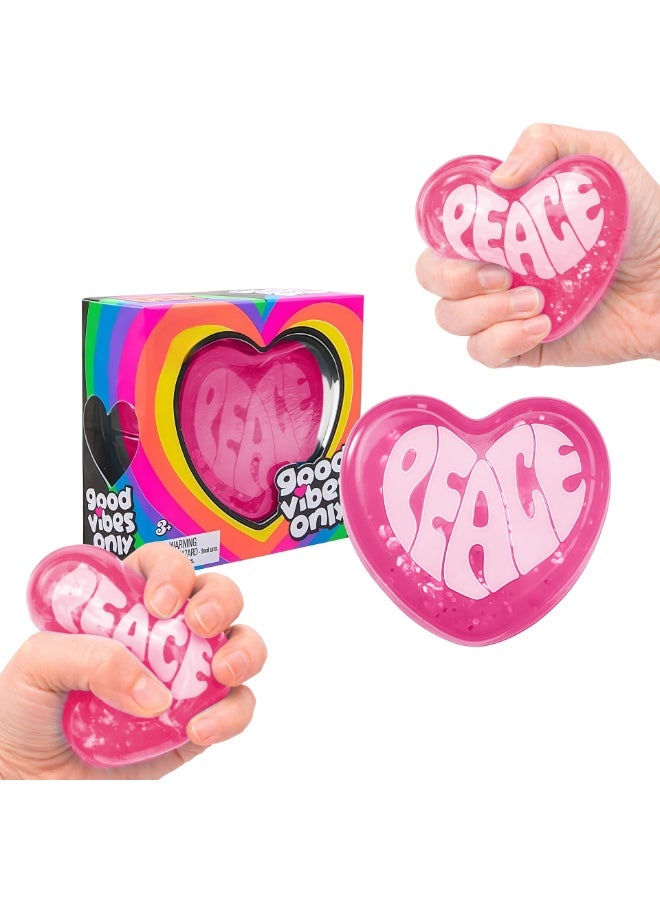 Heart-shaped Squishy Sensory Stress Relief Toy, Squeezable