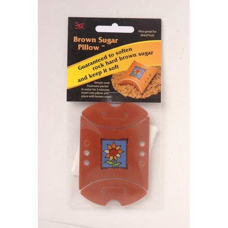 JBK Pottery Terracotta Brown Sugar Saver – Handmade Terra Cotta Sugar Keeper with Decorative Discs – Food-Safe Brown Sugar Keeper, Made in the USA - Pillow - Image 2
