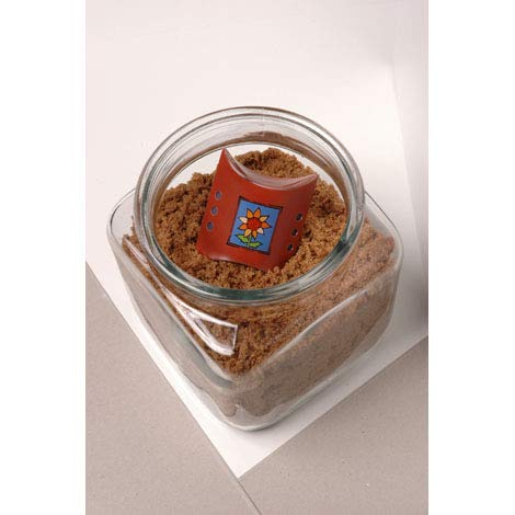 JBK Pottery Terracotta Brown Sugar Saver – Handmade Terra Cotta Sugar Keeper with Decorative Discs – Food-Safe Brown Sugar Keeper, Made in the USA - Pillow - Image 3