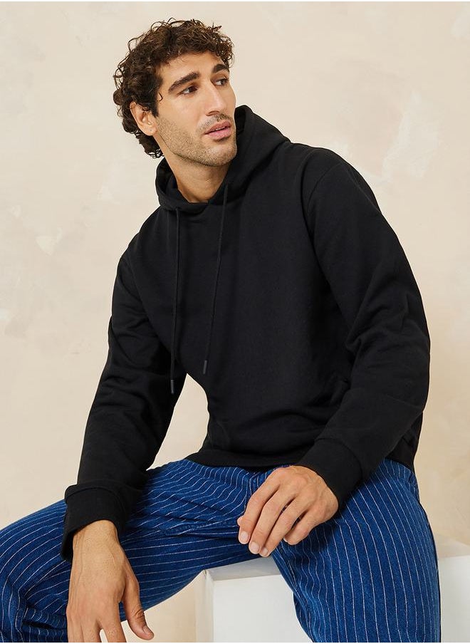 Styli - Relaxed Fit Fleece Hoodie with Kangaroo Pocket - Image 1