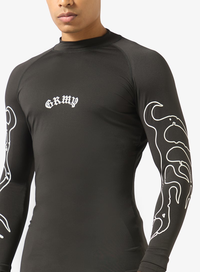 Grimey Chief Watcher Tight Long Sleeve T-Shirt - Image 3