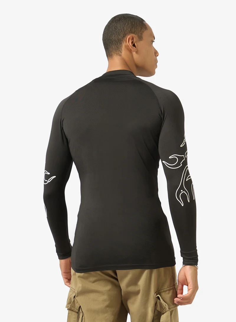 Grimey Chief Watcher Tight Long Sleeve T-Shirt