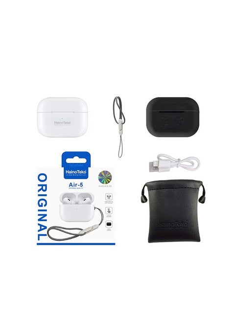 Haino Teko Air 5 Bluetooth Wireless Earphone Pro 2 Design For iPhones