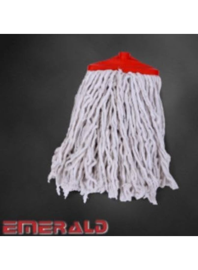 Emerald Mop Heavy Duty Industrial Cotton Mop with Long Handle | 120 Cm| Wet Mops for Home | Garage | Office | Workshop | Warehouse Floor Cleaning-911 - Image 4
