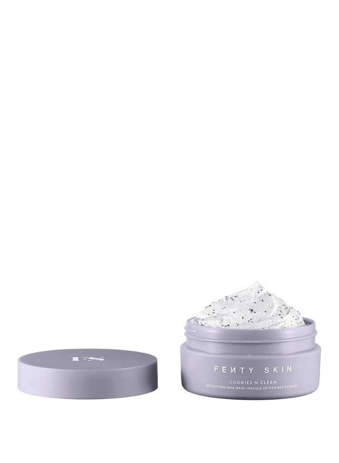 Fenty Skin Cookies N Clean Whipped Clay Pore Detox Face Mask with Salicylic Acid + Charcoal 75ml - Image 1